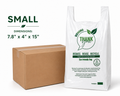 Small T-Shirt Shopping Bags – 7.8" × 4" × 15" – 2,300 Bags